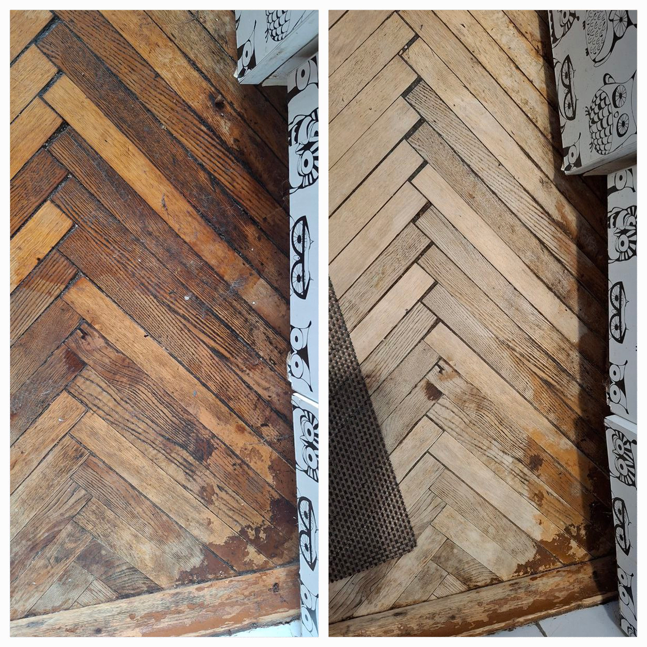 Чистка паркету